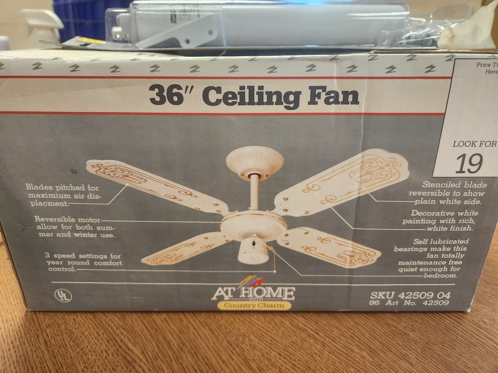 Vintage Ceiling Fan *New in Box