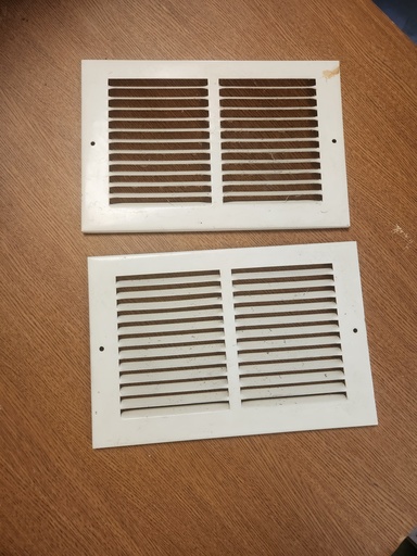 White Vent Covers